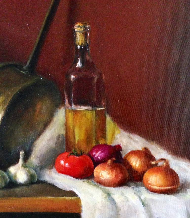 Original Fine Art Still Life Painting by Yana Golikova