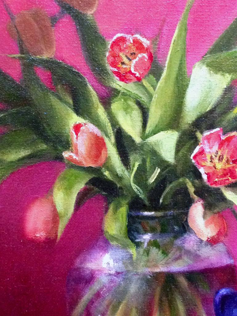 Original Fine Art Floral Painting by Yana Golikova