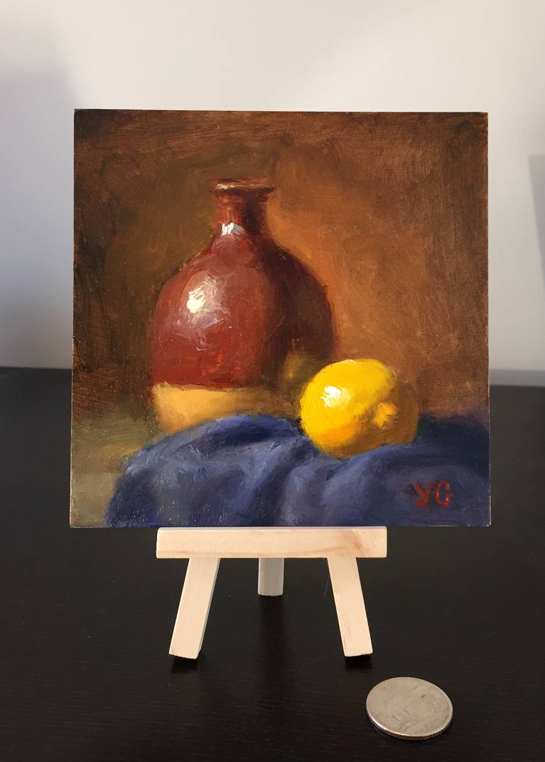 Original Impressionism Still Life Painting by Yana Golikova