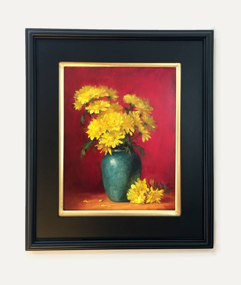 Original Fine Art Floral Painting by Yana Golikova