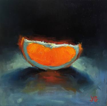 Orange Slice. Original Oil Painting thumb