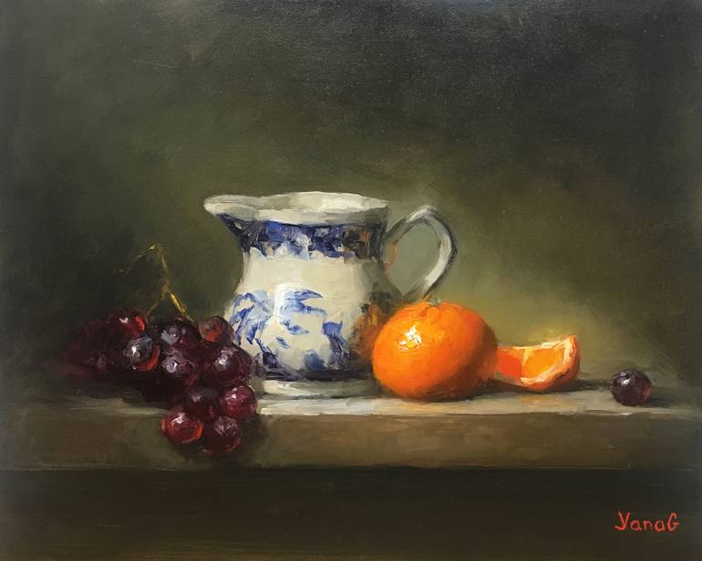 Print of Fine Art Still Life Painting by Yana Golikova