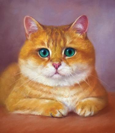 Orange Cat Portrait thumb