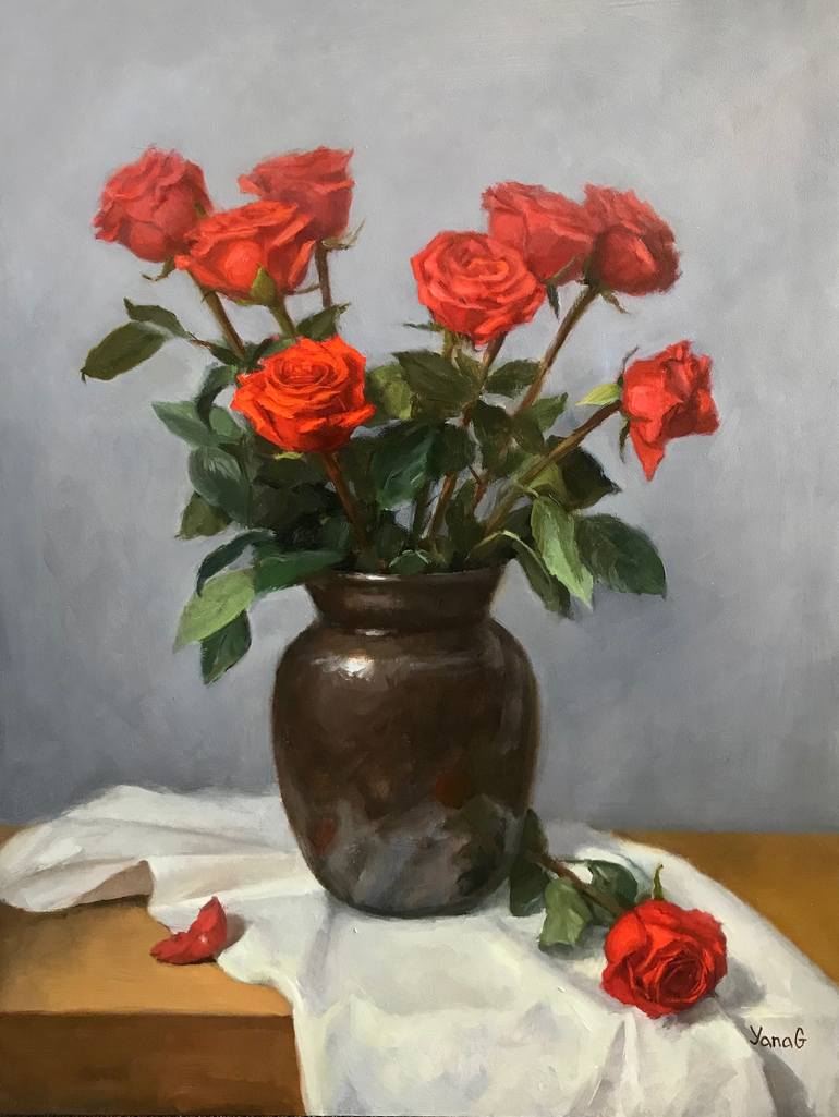 Oil painting Bouquet N1