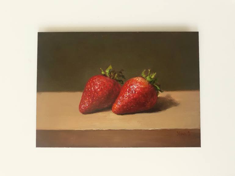 Original Impressionism Still Life Painting by Yana Golikova