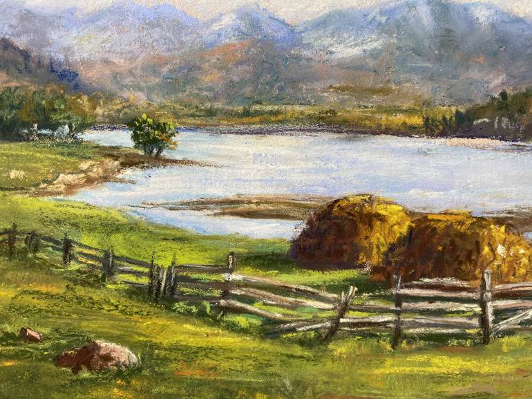 Original Impressionism Landscape Painting by Yana Golikova