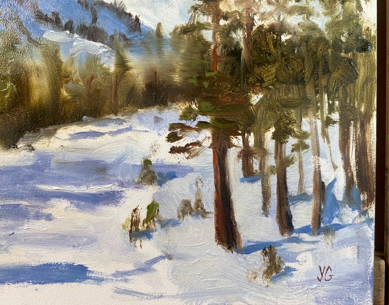 Original Impressionism Landscape Painting by Yana Golikova