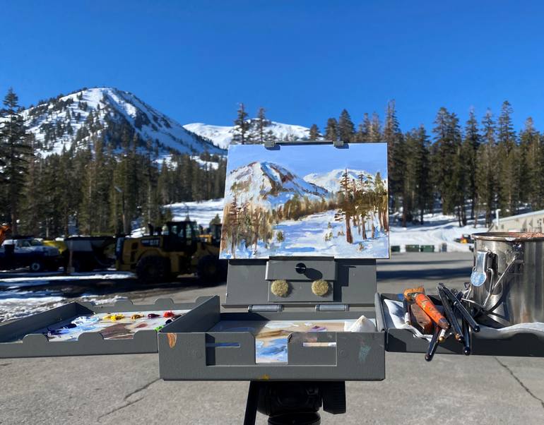 Original Impressionism Landscape Painting by Yana Golikova