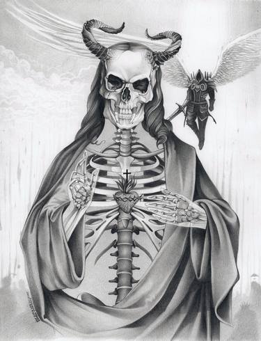 Print of Photorealism Religion Drawings by Dayron Villaverde