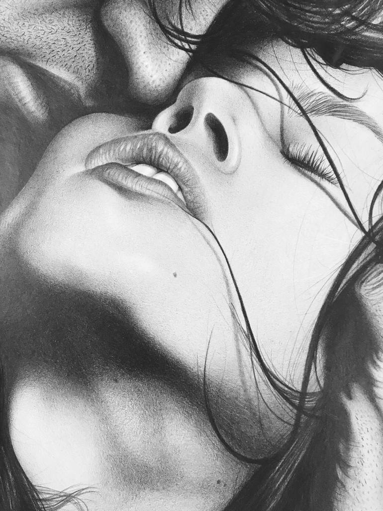 Original Realism Love Drawing by Dayron Villaverde