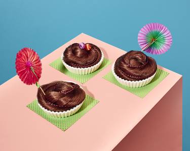 Sweet Style 04 Chocolate Muffin Trio, Medium Edition - Limited Edition 1 of 40 thumb