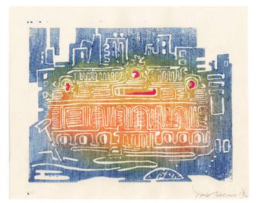 Print of Impressionism Cities Printmaking by Van Tsao