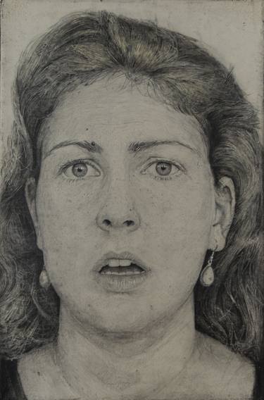 Print of Realism Portrait Drawings by Dejan Krstić