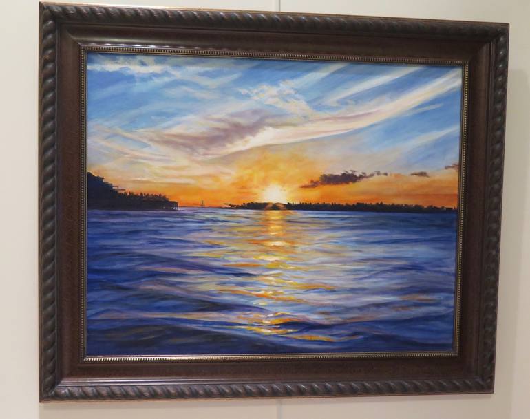 Original Fine Art Seascape Painting by Raleigh Schein