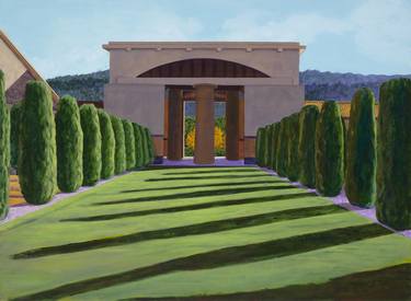 Original Realism Architecture Paintings by Raleigh Schein