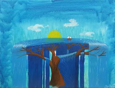 Original Conceptual Water Paintings by Rex Koolstra