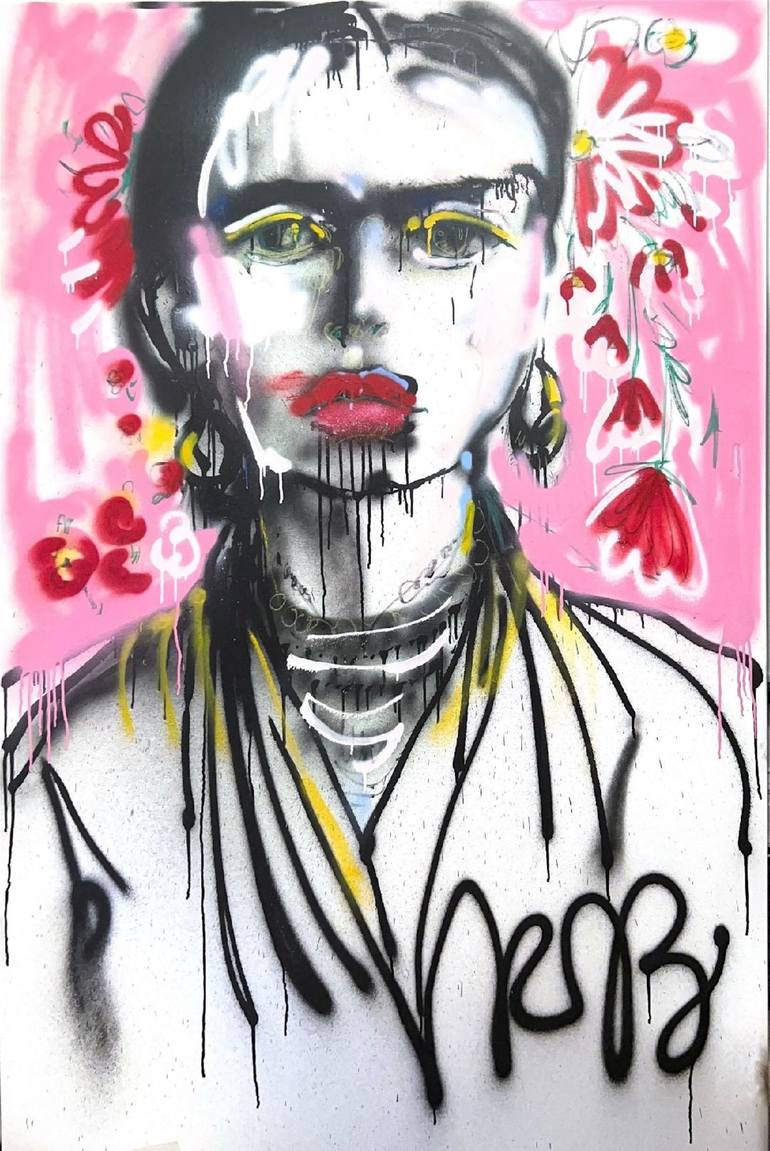 Original Street Art Pop Culture/Celebrity Paintings by Rebecca Russo