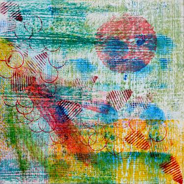 Acrylic Monoprint-1 - Limited Edition 1 of 1 thumb