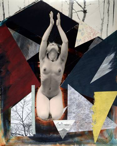 Print of Figurative Nude Collage by Michael Yurgeles