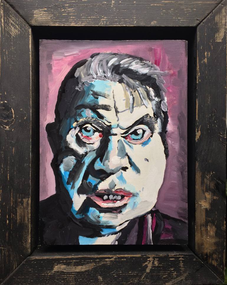 Original Expressionism Pop Culture/Celebrity Painting by James Jackson