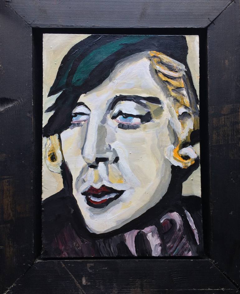 Original Expressionism Pop Culture/Celebrity Painting by James Jackson