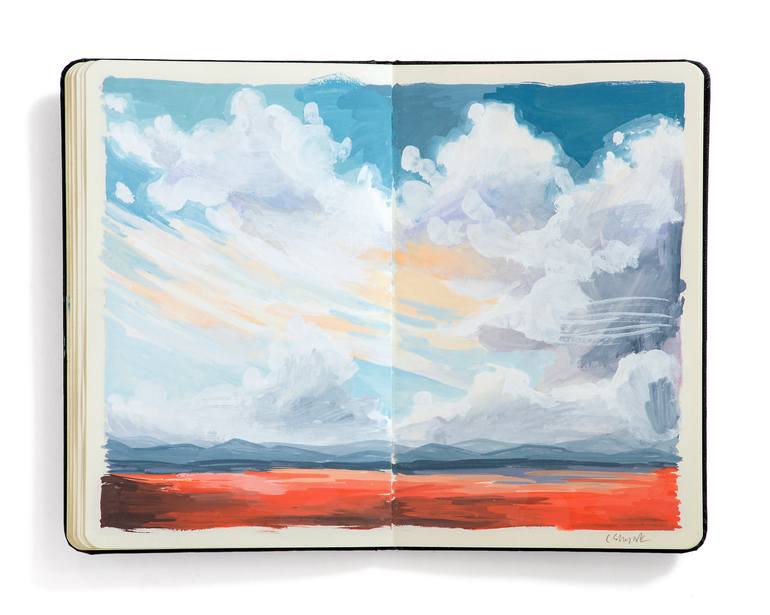 Prairie Sky No. 21 Painting by Carrie Shryock | Saatchi Art