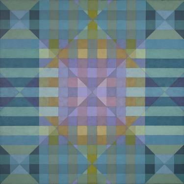 Original Conceptual Geometric Paintings by Karen Freedman