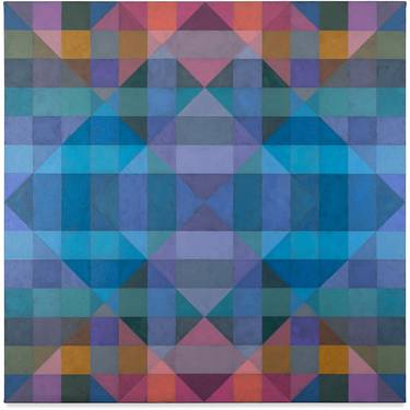Original Abstract Geometric Paintings by Karen Freedman