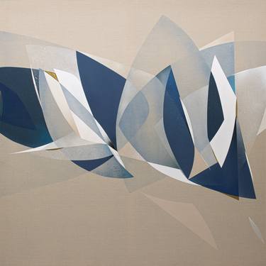 Original Abstract Paintings by Moises Ortiz