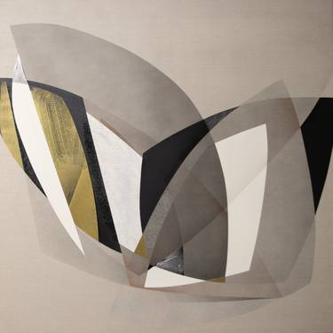 Original Art Deco Abstract Paintings by Moises Ortiz