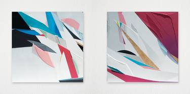 Print of Abstract Geometric Paintings by Moises Ortiz