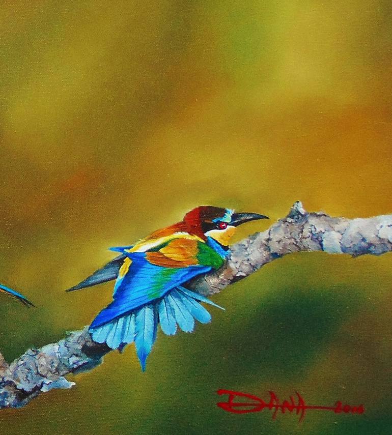 Original Fine Art Animal Painting by Dana Newman