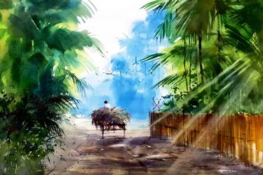 Original Landscape Paintings by Kishor Mojumdar