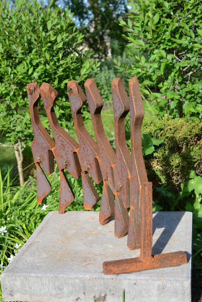 Original Abstract Sculpture by Sejben Lajos