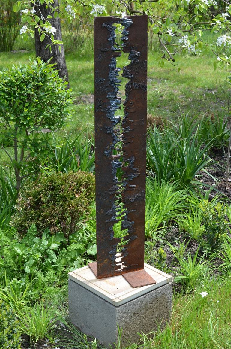 Print of Abstract Garden Sculpture by Sejben Lajos