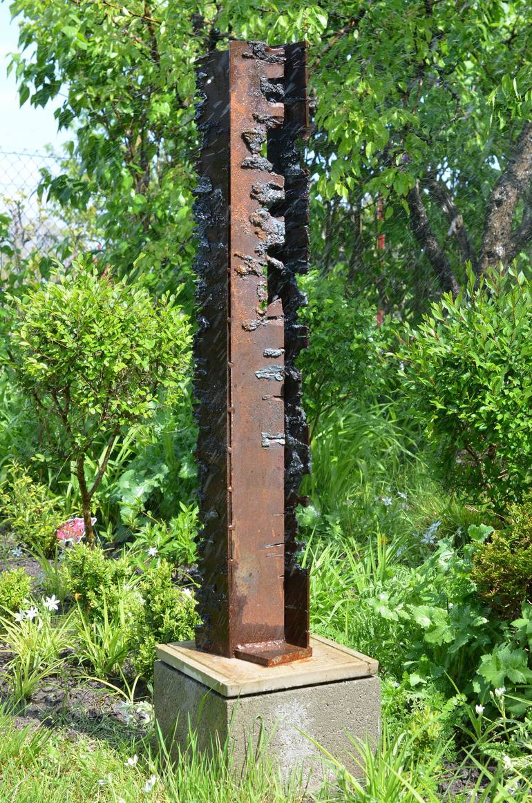 Print of Abstract Garden Sculpture by Sejben Lajos