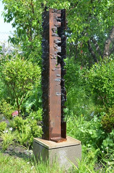 Original Abstract Garden Sculpture by Sejben Lajos