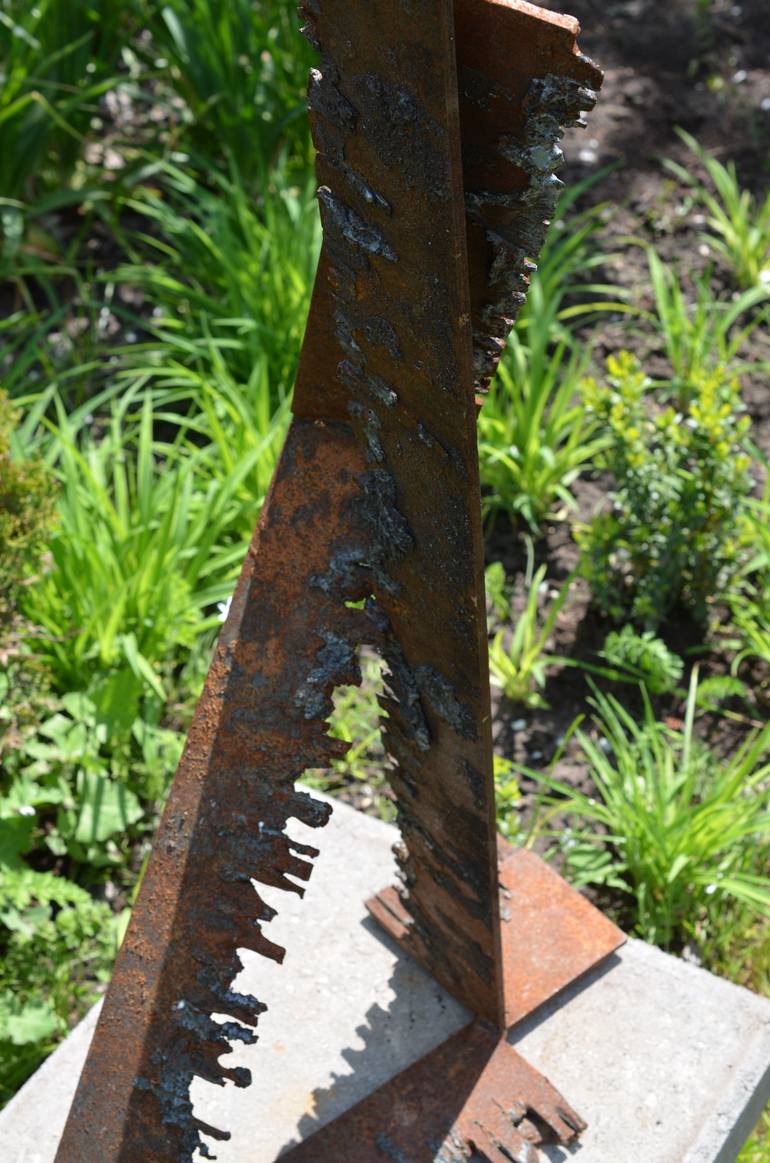 Original Abstract Garden Sculpture by Sejben Lajos