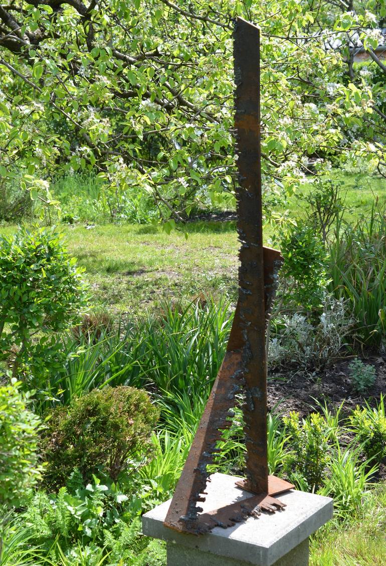 Original Abstract Garden Sculpture by Sejben Lajos