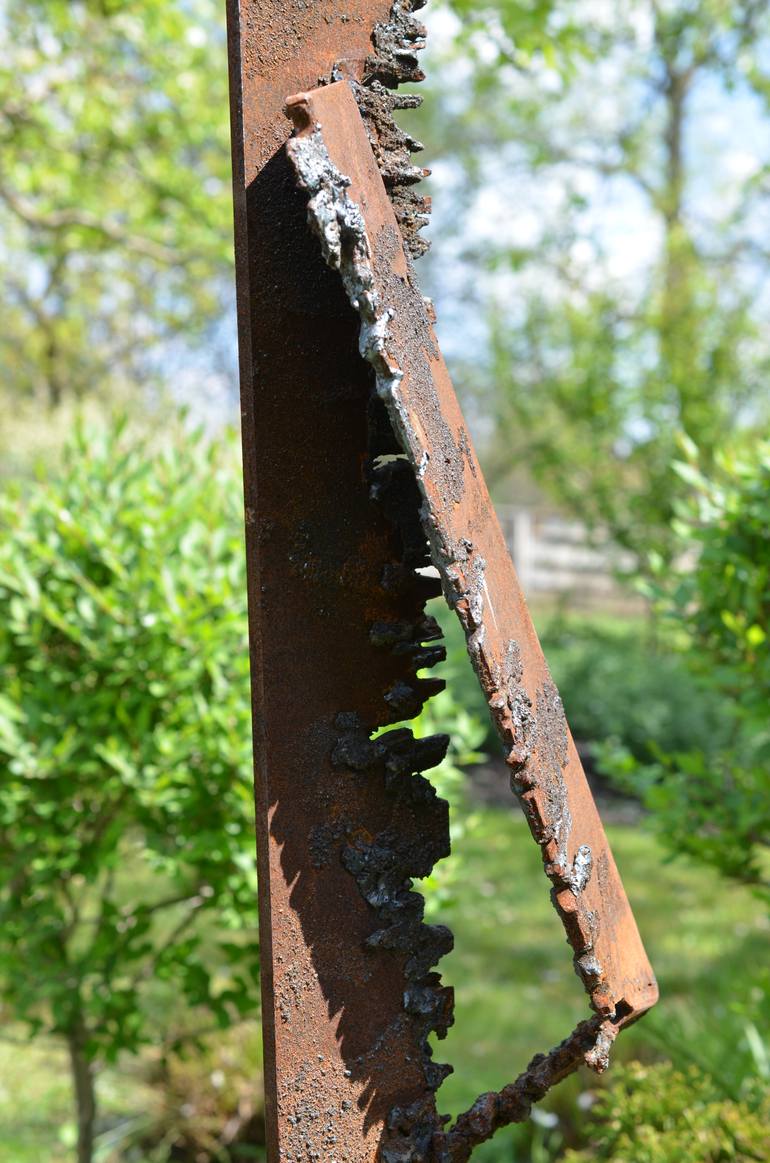 Original Abstract Garden Sculpture by Sejben Lajos