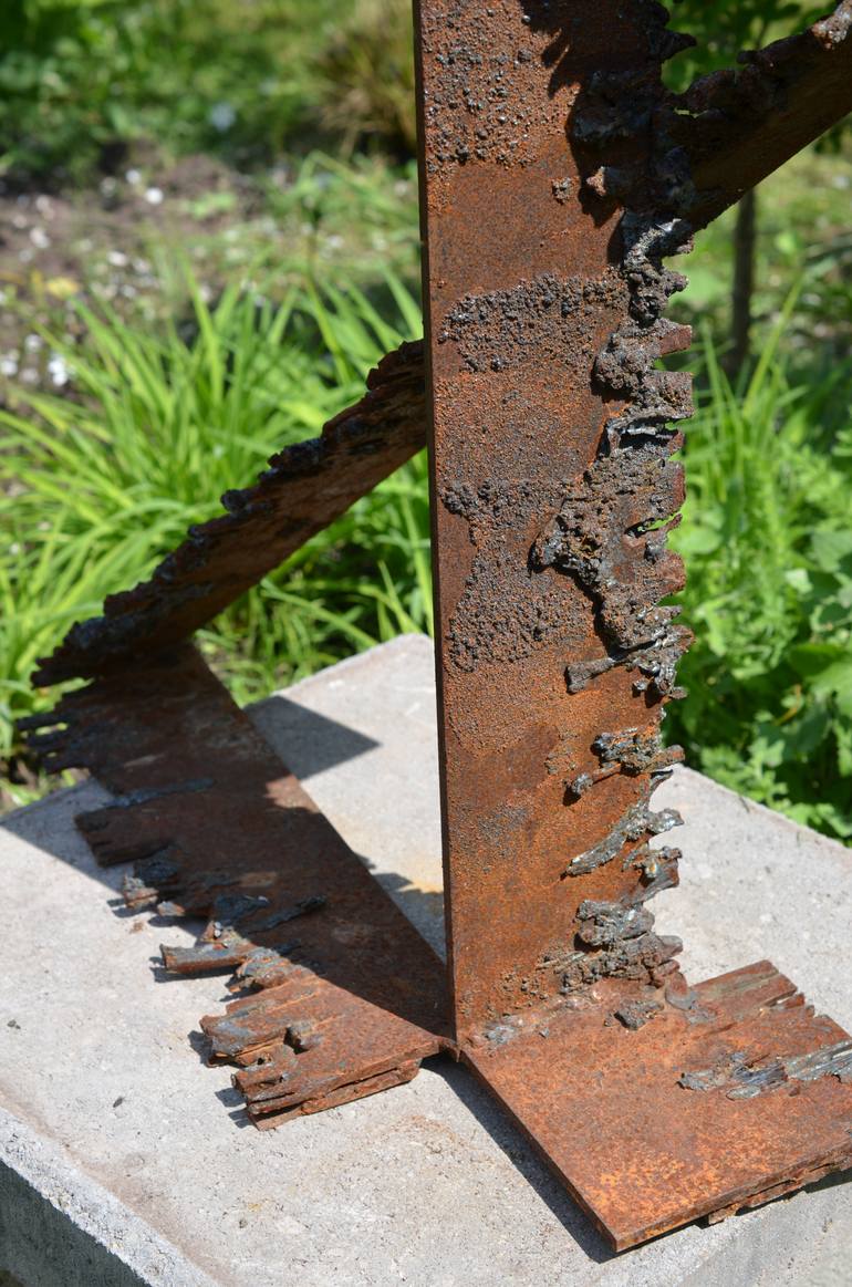Original Abstract Garden Sculpture by Sejben Lajos