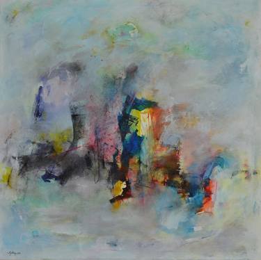 Original Abstract Paintings by Sejben Lajos