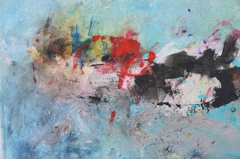 Original Abstract Painting by Sejben Lajos