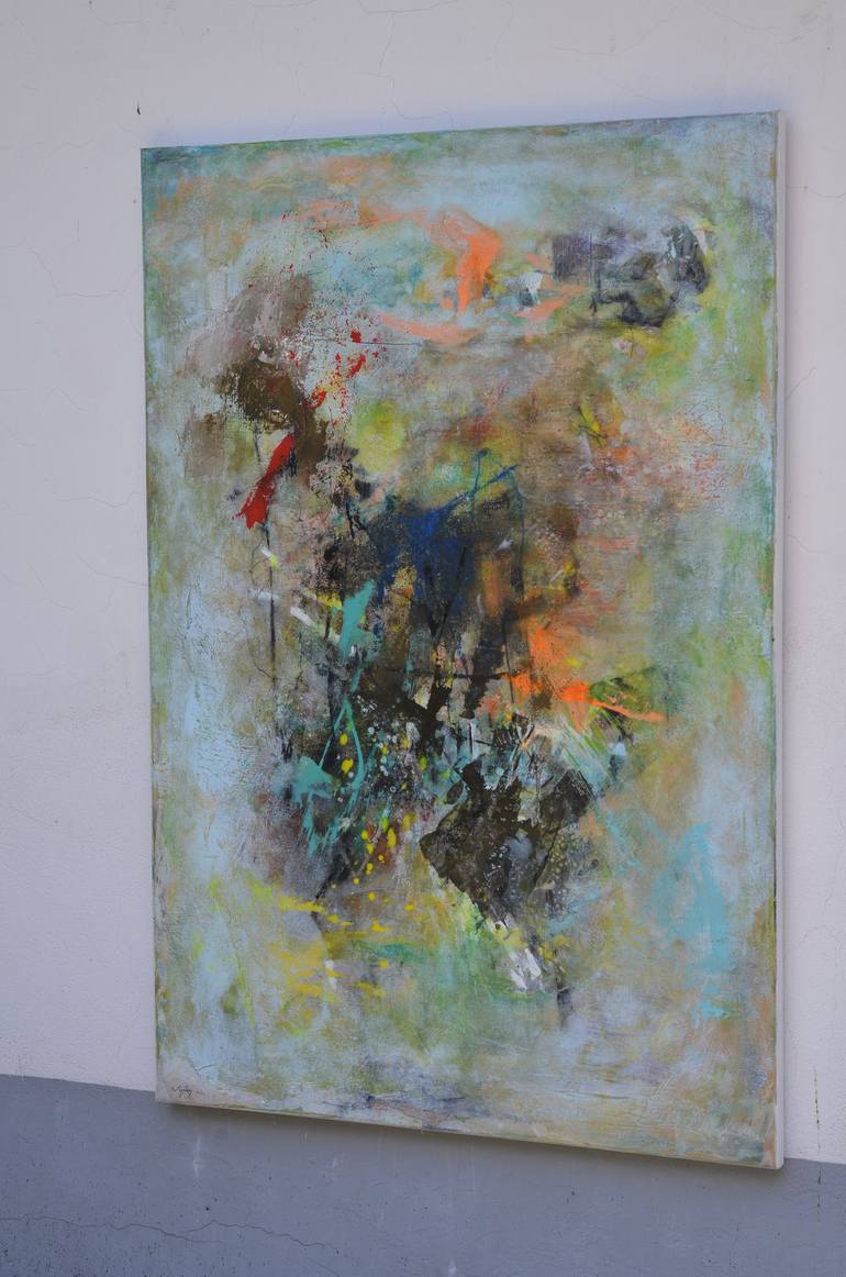 Original Abstract Painting by Sejben Lajos