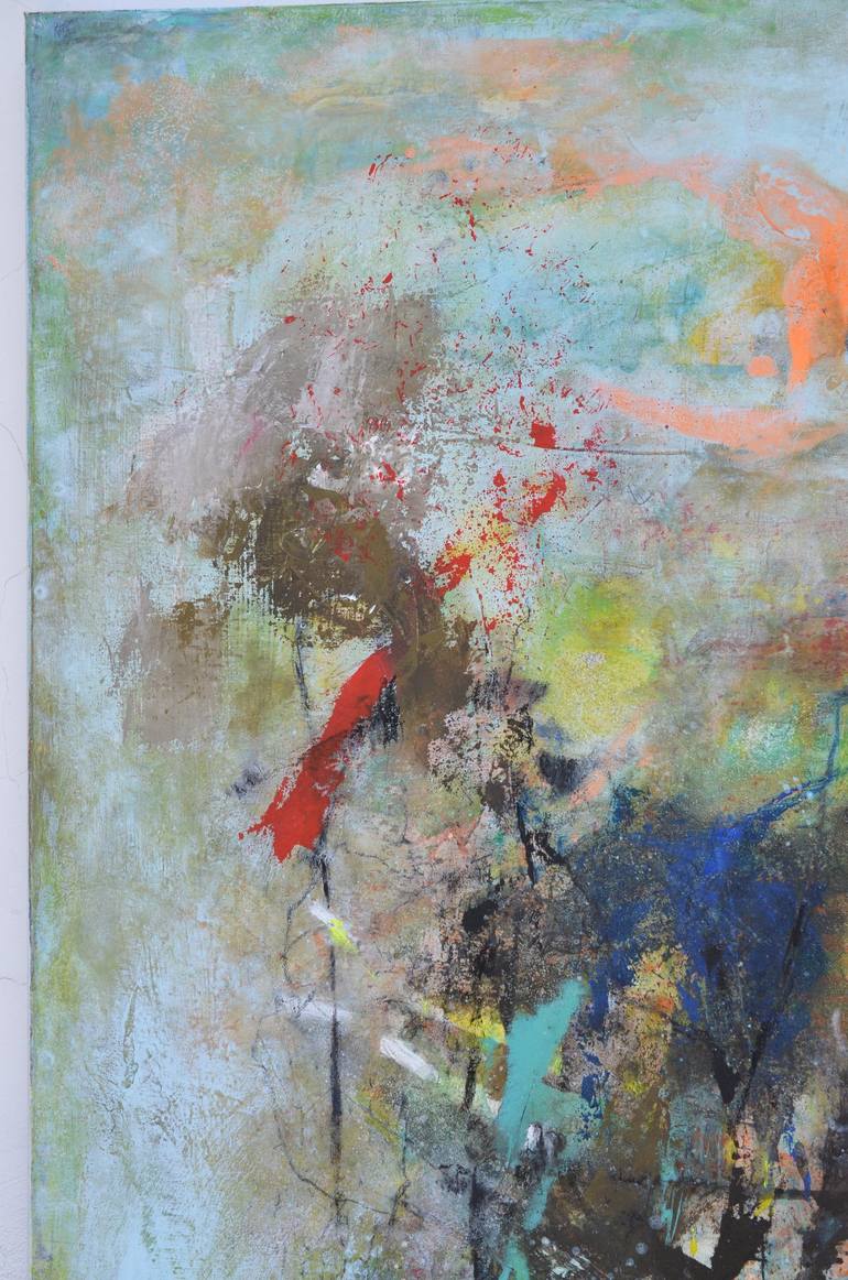 Original Abstract Painting by Sejben Lajos