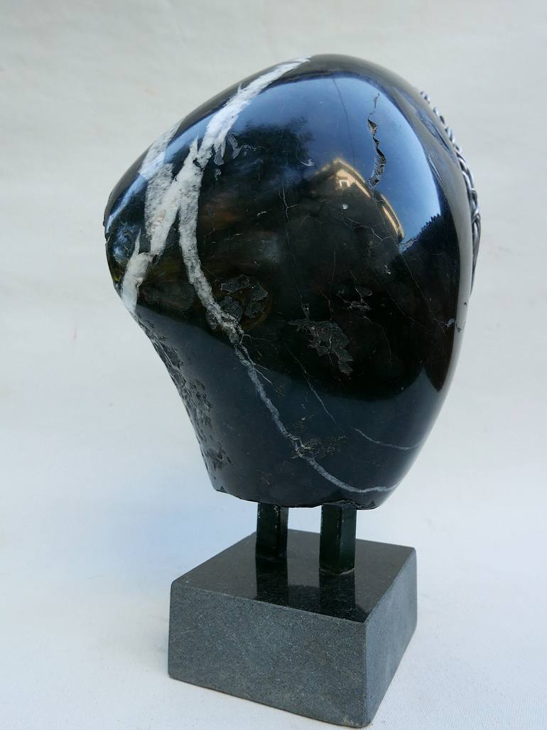 Original Abstract People Sculpture by Sejben Lajos