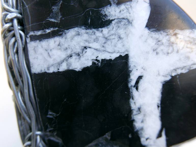 Original Abstract People Sculpture by Sejben Lajos