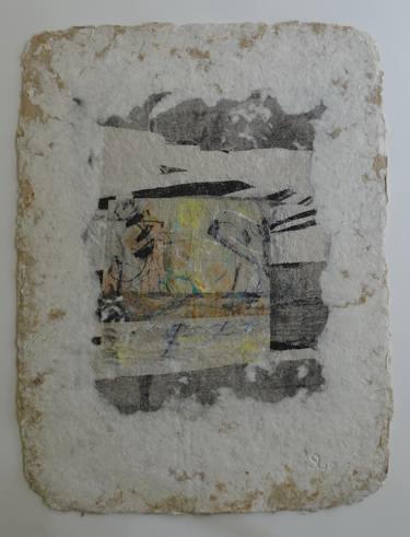 Original Street Art Abstract Collage by Sejben Lajos