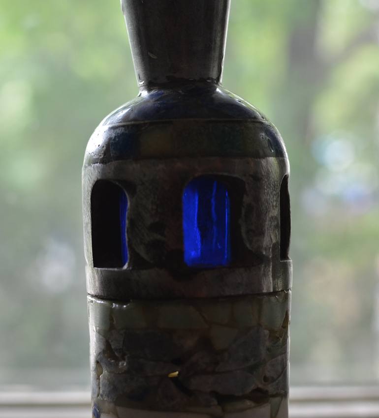 Original Modernism Abstract Sculpture by Sejben Lajos