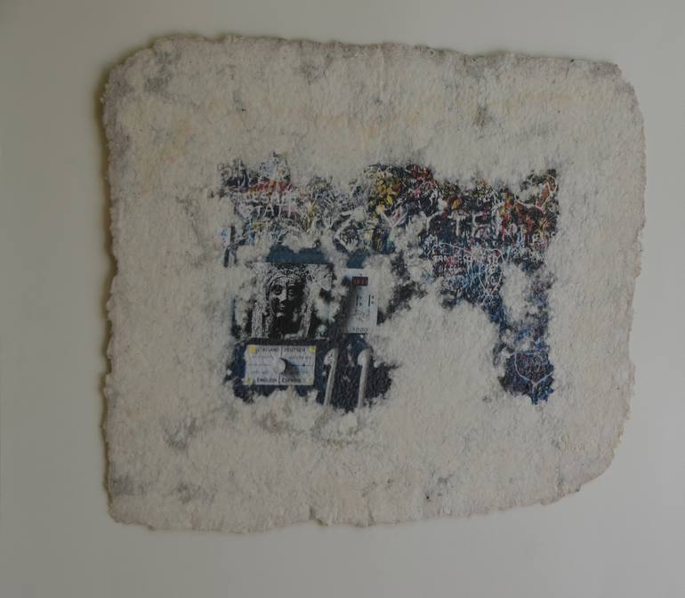 Original Conceptual Cities Collage by Sejben Lajos
